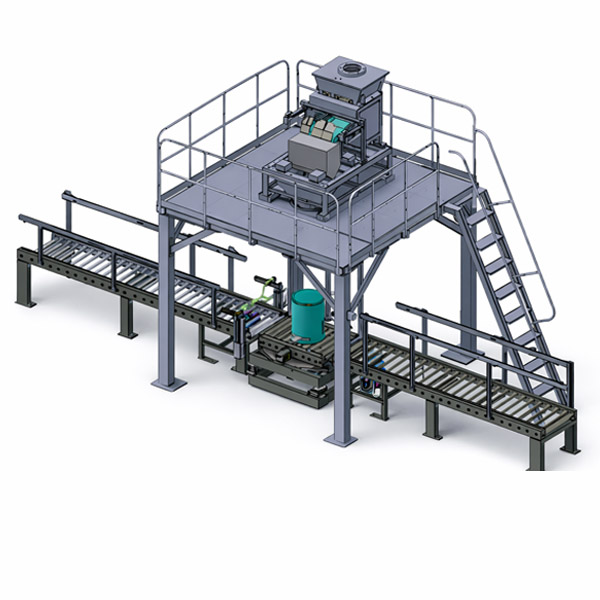 Feeding System with Powered Roller Conveyor