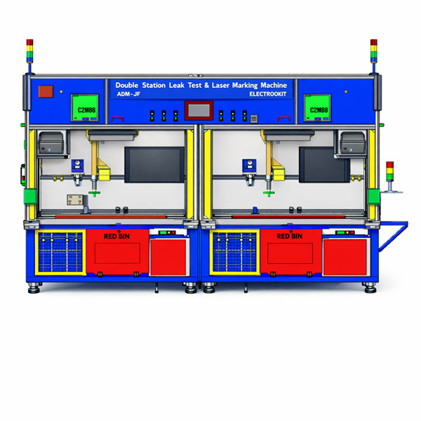 Leak Testing & Laser Marking Station